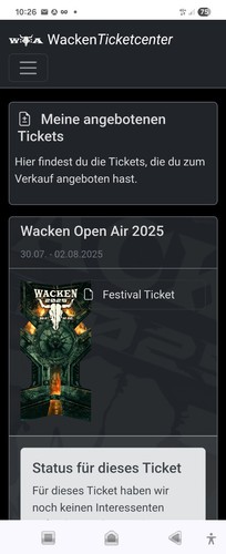 Wacken 2025 tickets inkl - x,