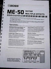 Bedienungsanleitung BOSS ME-50