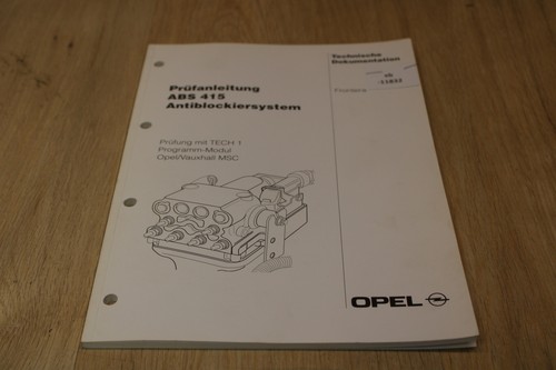 Opel frontera prüfanleitung - opel,