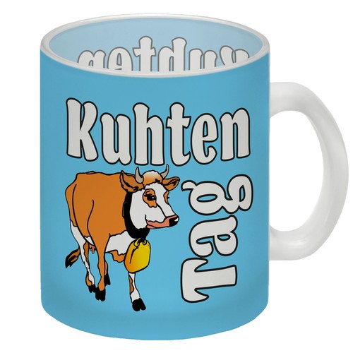 Kuhten tag glas - kuhten, blau