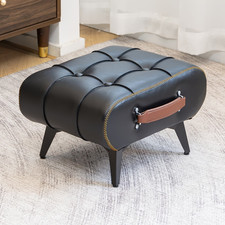 Vintage Hocker Lederoptik