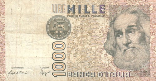 Italien italy 1000 lire - -,