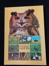 DDR Spiel  Vogelbilder - Lotto    mit Anleitung   Vögel
