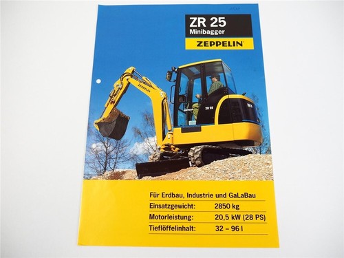Prospekt zeppelin bagger - zeppelin, zr