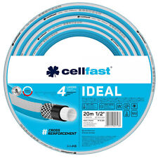 4-lagiger Gartenschlauch Cellfast IDEAL Set 20m 1/2" Blau Super Flexi