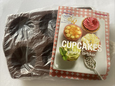 Tupperware Silikon Backform Cupcakes Muffins mit Rezeptheft -  Neu