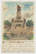 Gruss vom national denkmal - national,