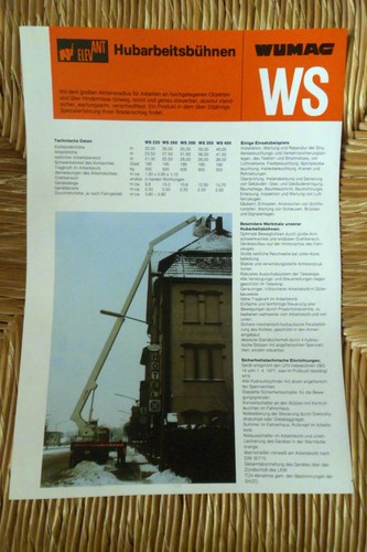 Wumag hubarbeitsbühnen bühne - wumag,