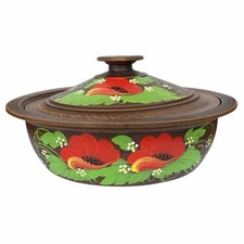 Keramiktopf aus rotem Lehm