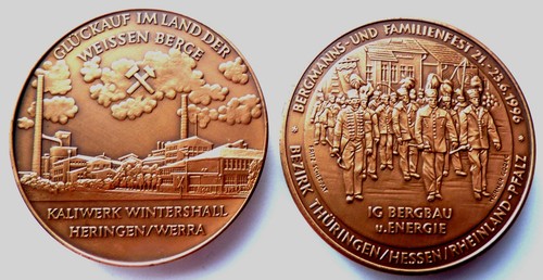 Bergbau bronze medaille - bergbau,