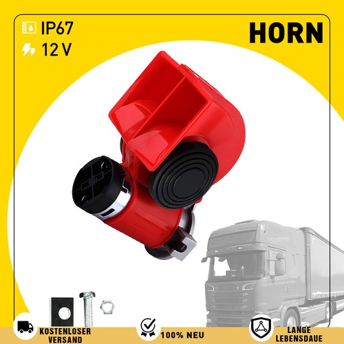 12v rot hupe - rot,