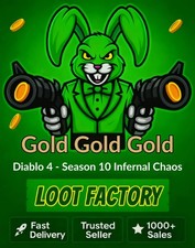 Diablo 4 Season 10 - 50Mio - 99.000Mio Gold - D4 Infernal Chaos Season SC Boost