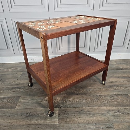 Vintage teak getränkewagen - vintage,