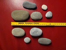 9 Strandsteine Natursteine zum Bemalen , Basteln und Dekorieren