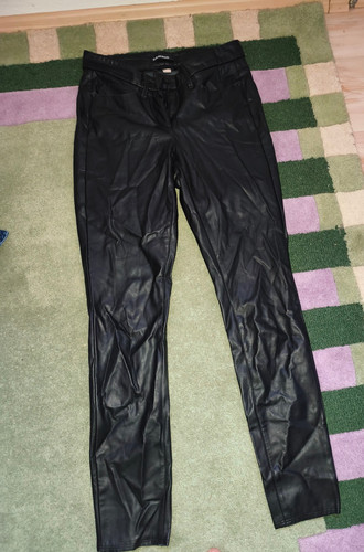 Damen kunstleder hose - 👛👖damen,