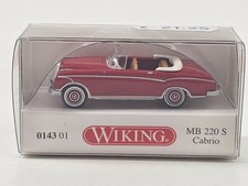 Wiking Modellauto 1:87 H0 Mercedes-Benz 220 S Cabrio Nr. 014301