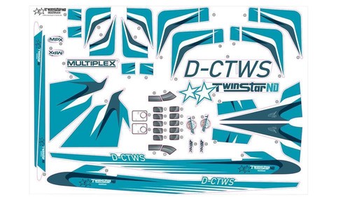 Multiplex dekorbogen twinstar - multiplex,