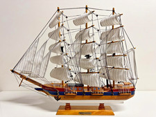 Ein wunderschönes Holzmodell – SEMON BOLVAR – Segelschiff / Deko  Höhe: 50 cm