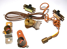 HO alte Modelleisenbahn Beleuchtungssockel Kabel ungetestet Schiebeschalter E10