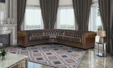 Luxus XL Chesterfield Ecksofa