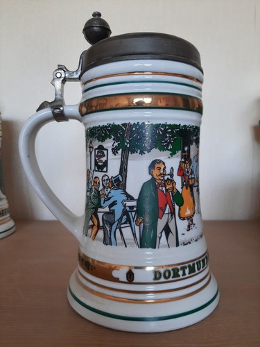 Sammler bierkrug dortmunder - bierkrug,