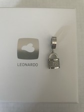 LEONARDO Clip & Mix Anhänger Schloss Silber