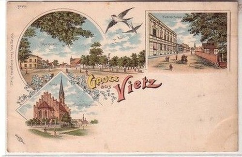 60055 lithographie gruss - ak,