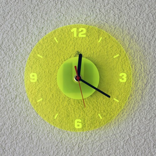 Acrylglas quarz wanduhr 19cm - quarz,