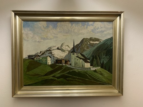 Gemälde öl kirchberg - gemälde,