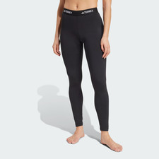 Adidas Damen Multi Synthetik Base Layer TERREX Leggings schwarz