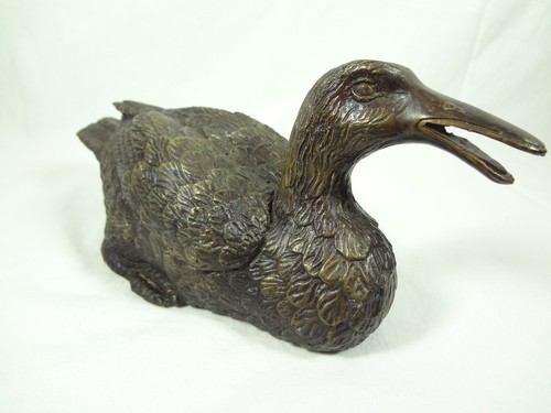 Ente bronze figur deko - ,