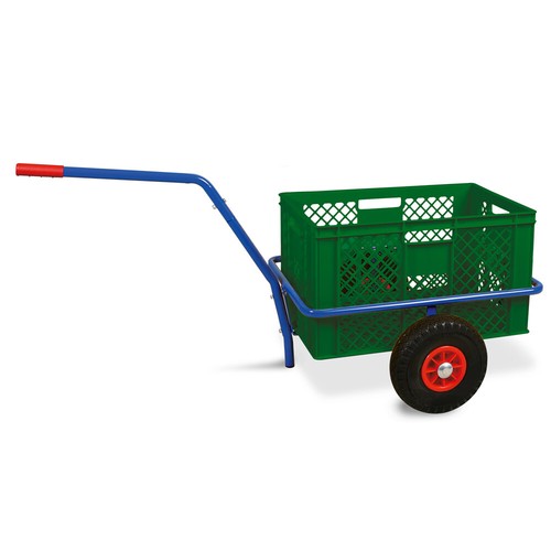 Handwagen mit kunststoffkorb - mit,