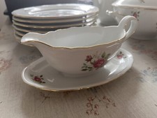 Sauciere Marie Luise Seltmann Weiden Rosenmuster Goldrand