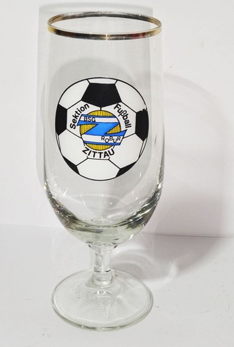 Fussball glas ddr bsg robur - fussball,