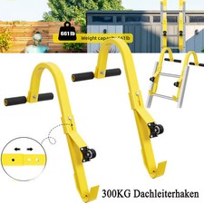 2X Dachleiterhaken Dachleiter Leiterhaken Firsthaken Leiterstabilisator 300KG 