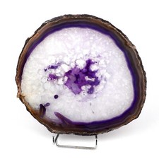 große XL Achatscheibe lila AA