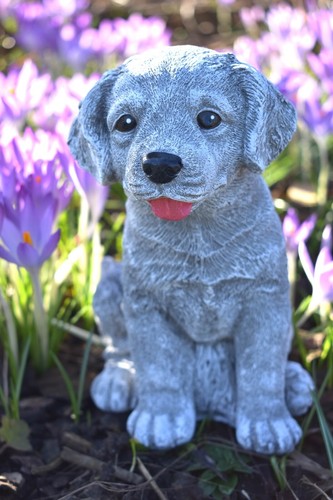 Steinfigur retriever - steinfigur,