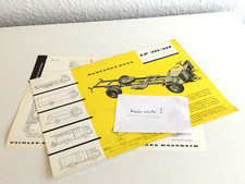 Mercedes-Benz LP 311/312 Original Prospektblatt 253/2 Deutsch MB-Händlerstempel