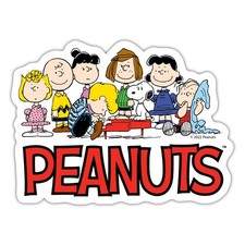 Peanuts Snoopy Und Seine Freunde Logo Aufkleber Sticker, max. 10 x 10 cm
