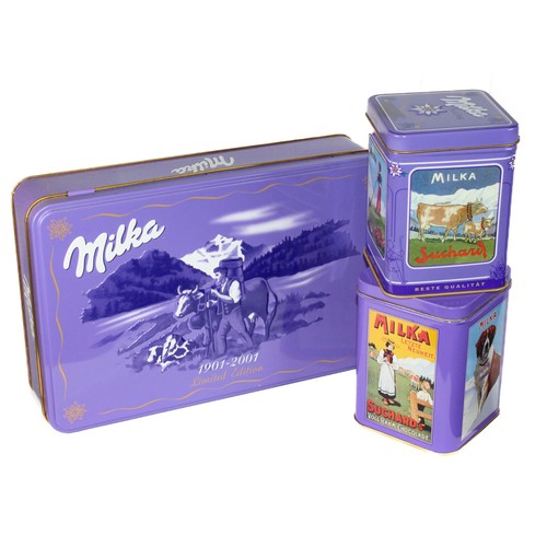 Seltene milka blechdosen - seltene, dosen