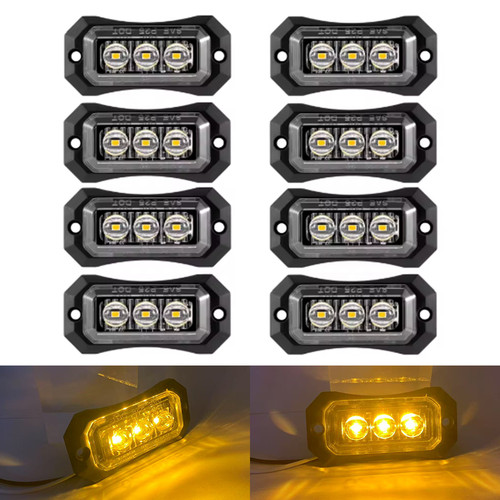8stk 3led - 8stk,