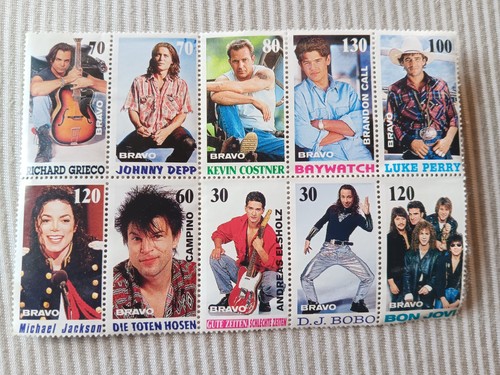 Bravo briefmarken 90er - bravo,