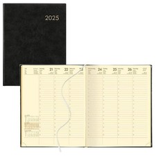 Zettler - Wochenbuch 2025 anthrazit, 21x26,5cm, Taschenkalender 1W/2S - 602501