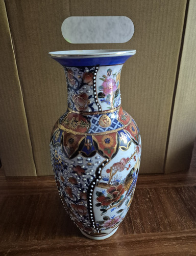 Keramikvase handbemalt