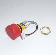 Schalter Not-Halt mit Messing-Sechskantmutter (neu) Id.Nr. 1217476-01