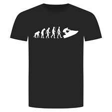Evolution Wassermotorrad T-Shirt - Boot Wasser Sport Jet Yacht Motor Ski Mensch