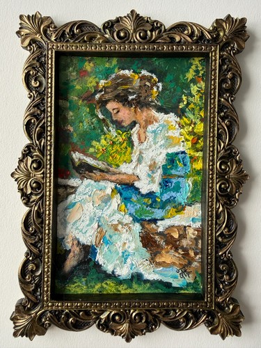 Mädchen gemälde frau - gemälde,