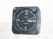 Flugzeug Uhr Wittnauer US Navi Borduhr -8 Days 2 WK!
