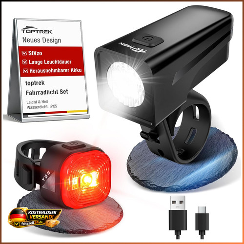 Fahrradlicht set usb - set,