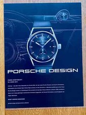 Porsche Design Sport Chrono Subsecond Original 2020 Watch Advert Werbung Reklame